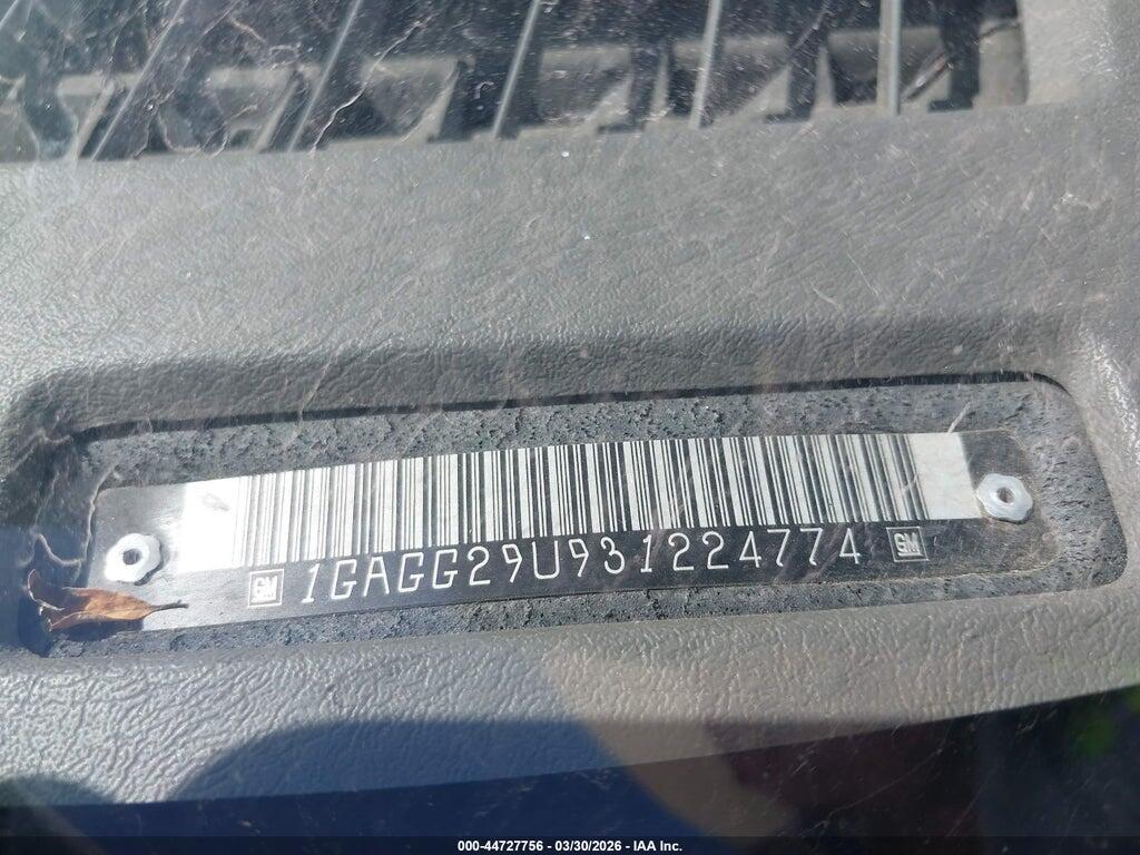 1GAGG29U931224774 2003 CHEVROLET EXPRESS photo no. 9
