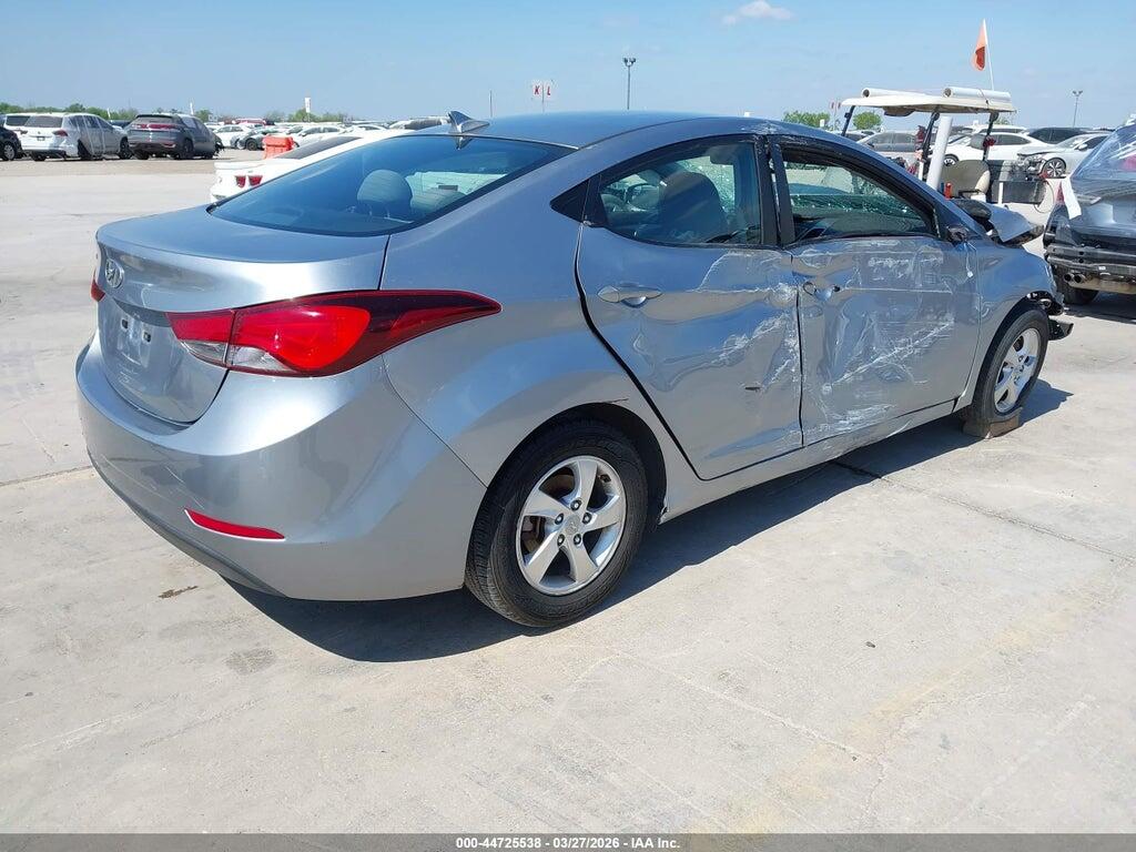 5NPDH4AE4FH549708 2015 HYUNDAI ELANTRA photo no. 4