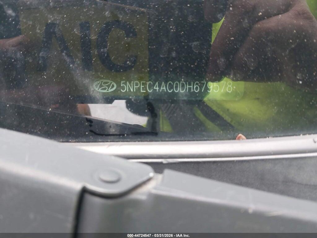 5NPEC4AC0DH679578 2013 HYUNDAI SONATA photo no. 9