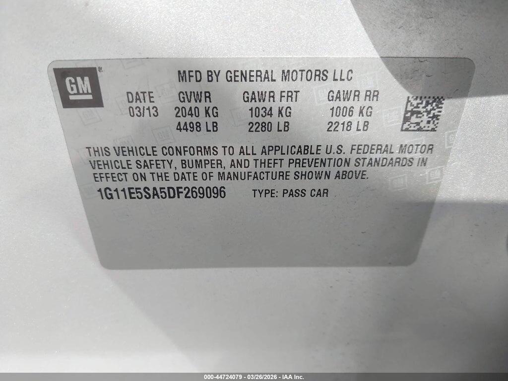 1G11E5SA5DF269096 2013 CHEVROLET MALIBU photo no. 9