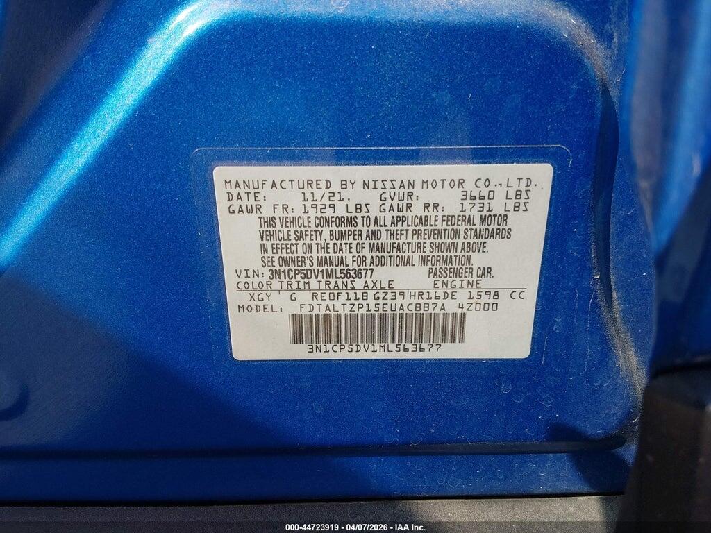 3N1CP5DV1ML563677 2021 NISSAN KICKS photo no. 9