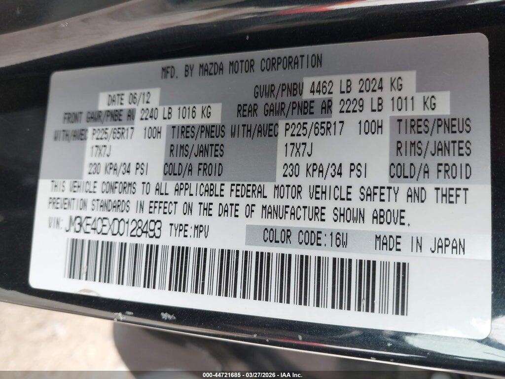 JM3KE4CEXD0128493 2013 MAZDA CX-5 photo no. 9