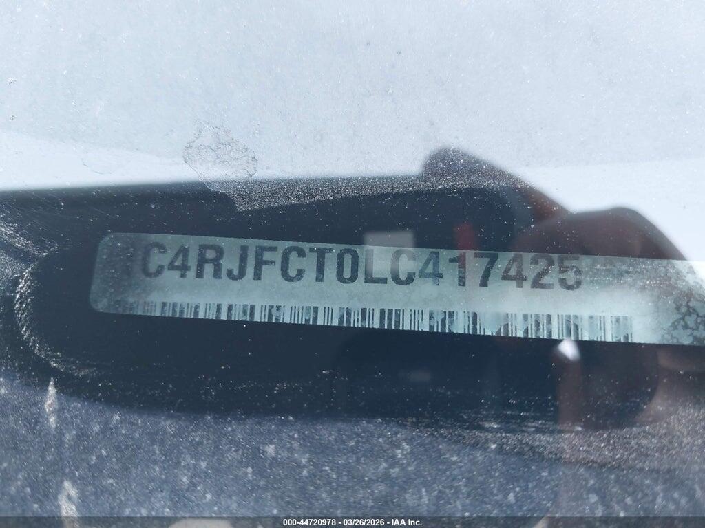 1C4RJFCT0LC417425 2020 JEEP GRAND CHEROKEE photo no. 9
