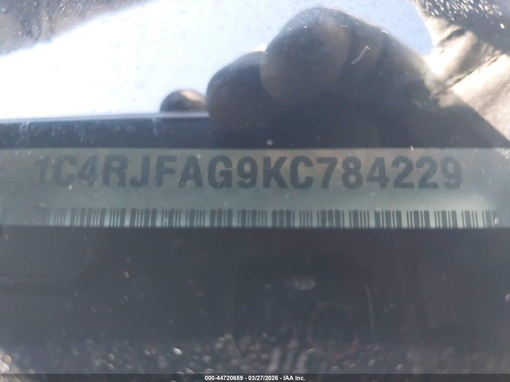 1C4RJFAG9KC784229 2019 JEEP GRAND CHEROKEE photo no. 9