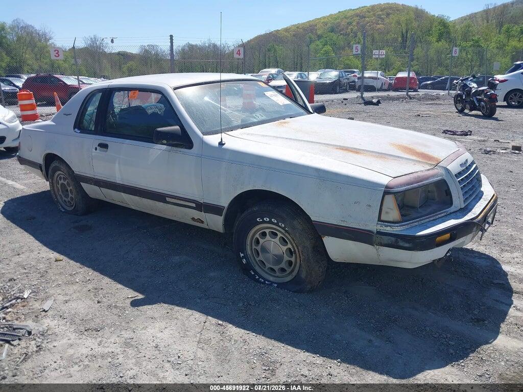 1986 FORD THUNDERBIRD 1FABP46W4GH110588