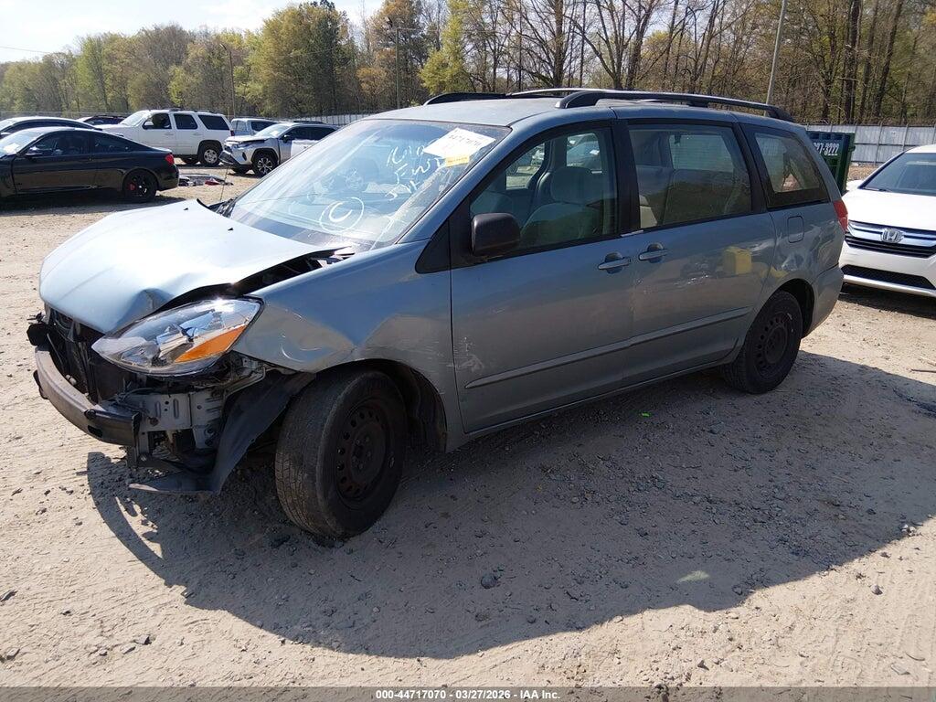 5TDZK23C08S166899 2008 TOYOTA SIENNA photo no. 2