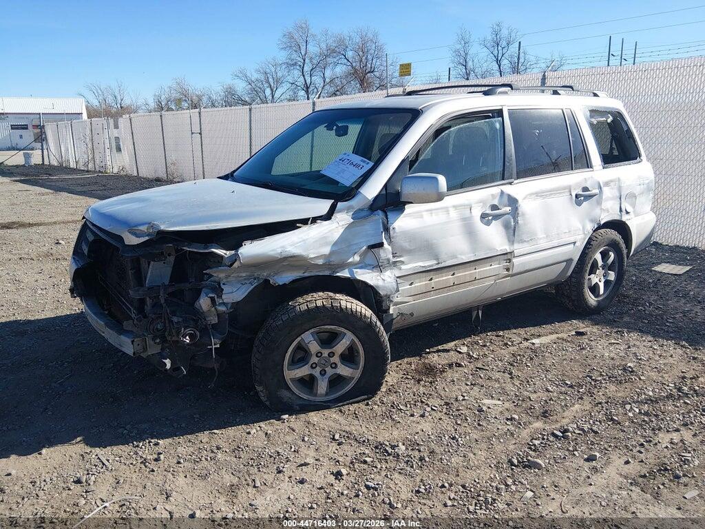 2HKYF18607H538548 2007 HONDA PILOT photo no. 2