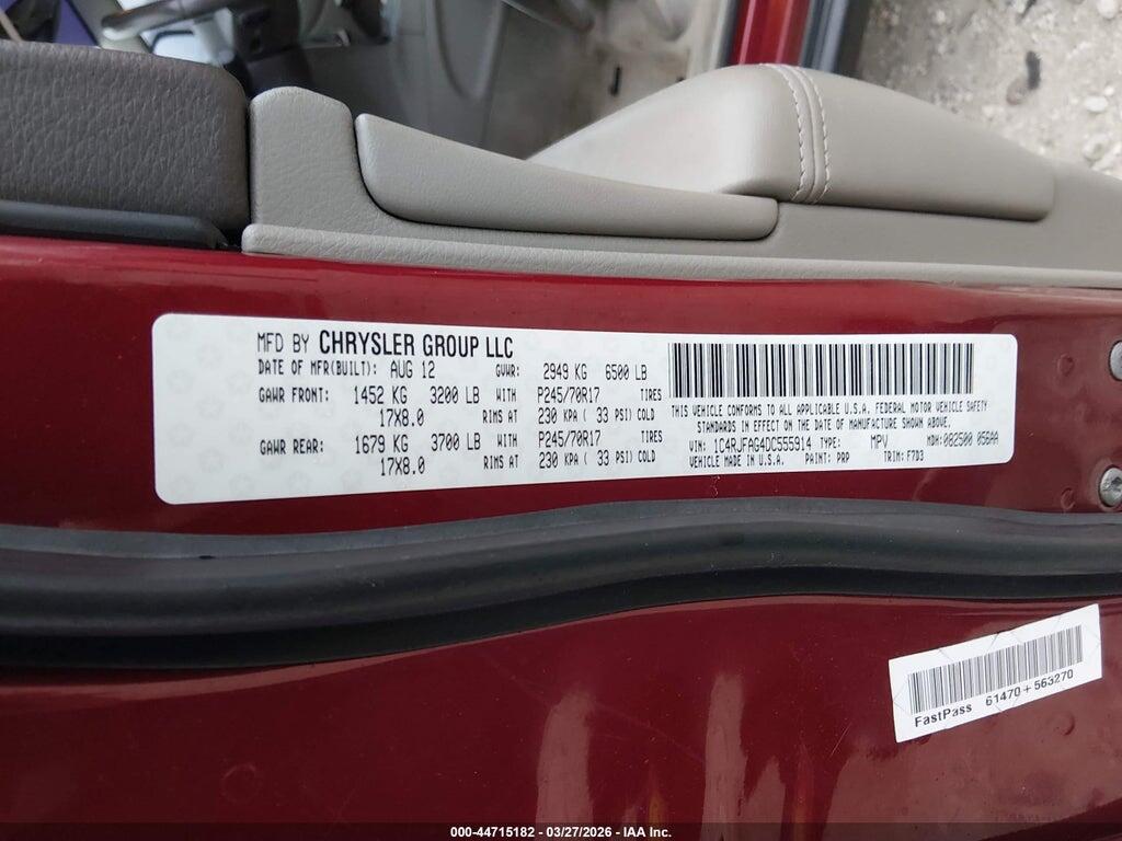 1C4RJFAG4DC555914 2013 JEEP GRAND CHEROKEE photo no. 9