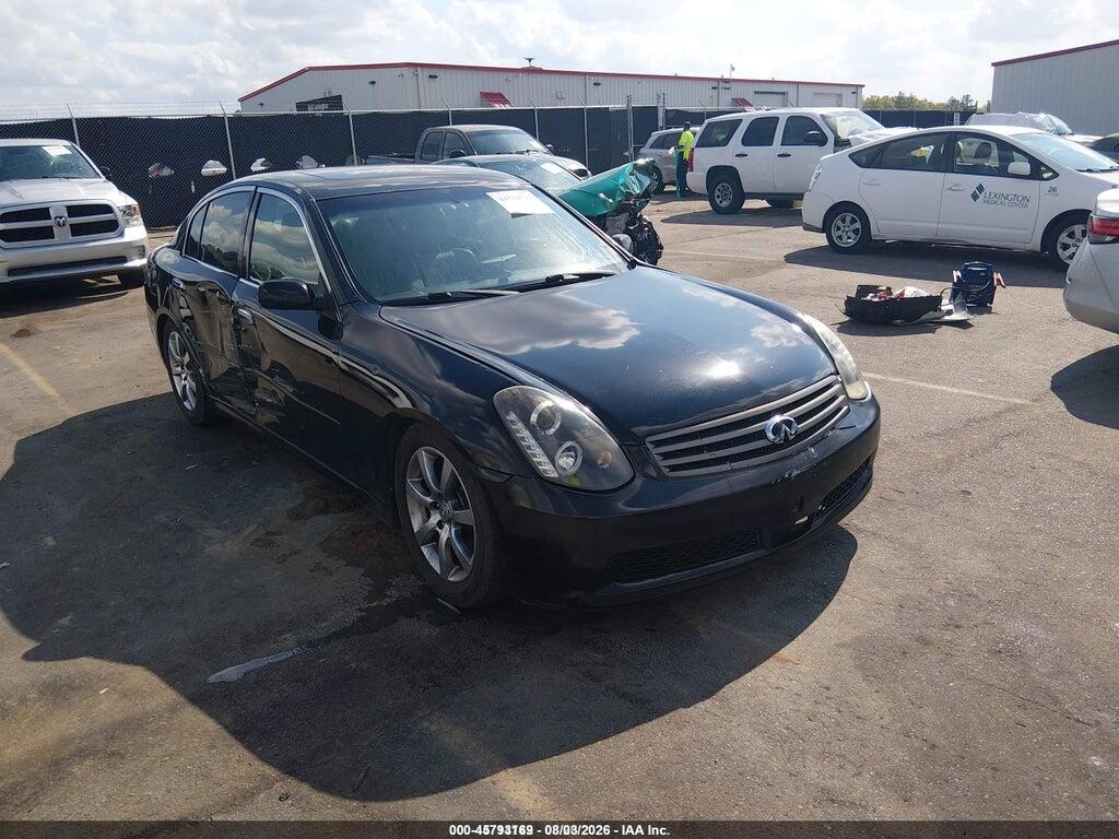 JNKCV51E26M502580 2006 INFINITI G35 photo no. 1