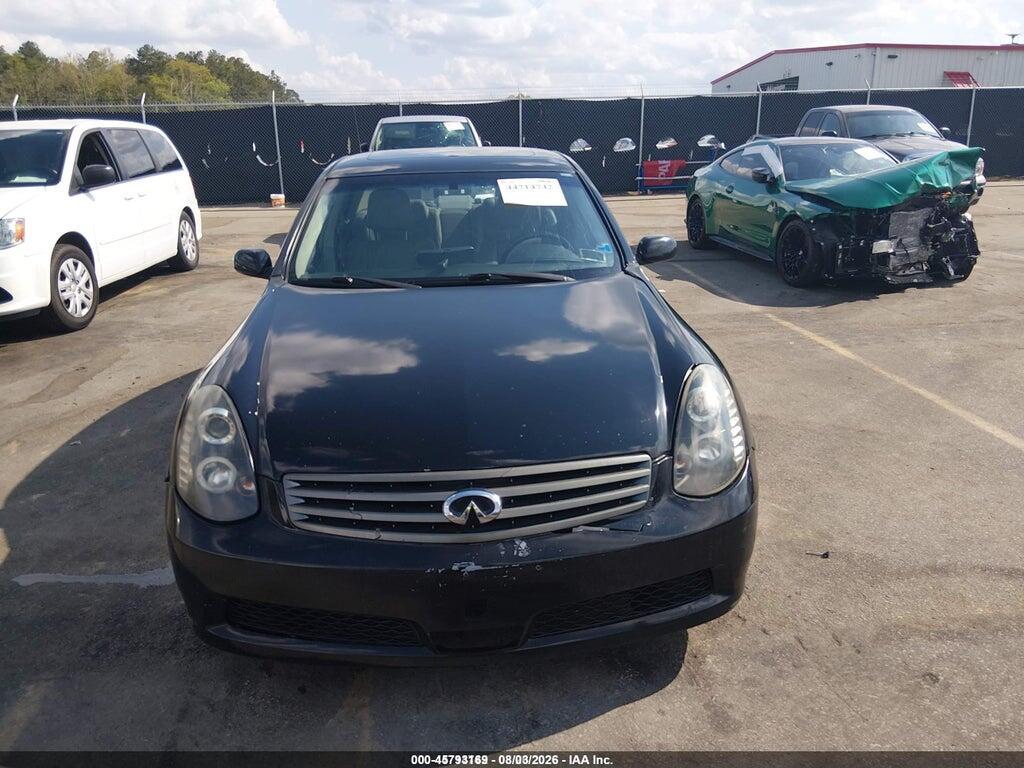 JNKCV51E26M502580 2006 INFINITI G35 photo no. 12