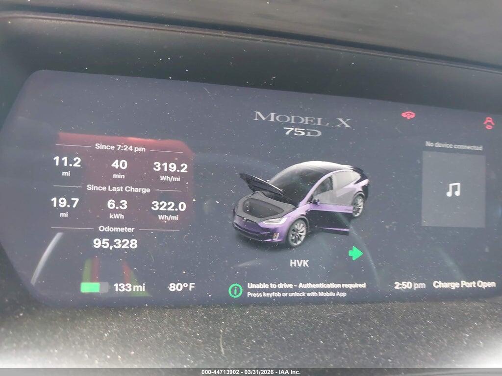 5YJXCBE29JF128607 2018 TESLA MODEL X photo no. 7