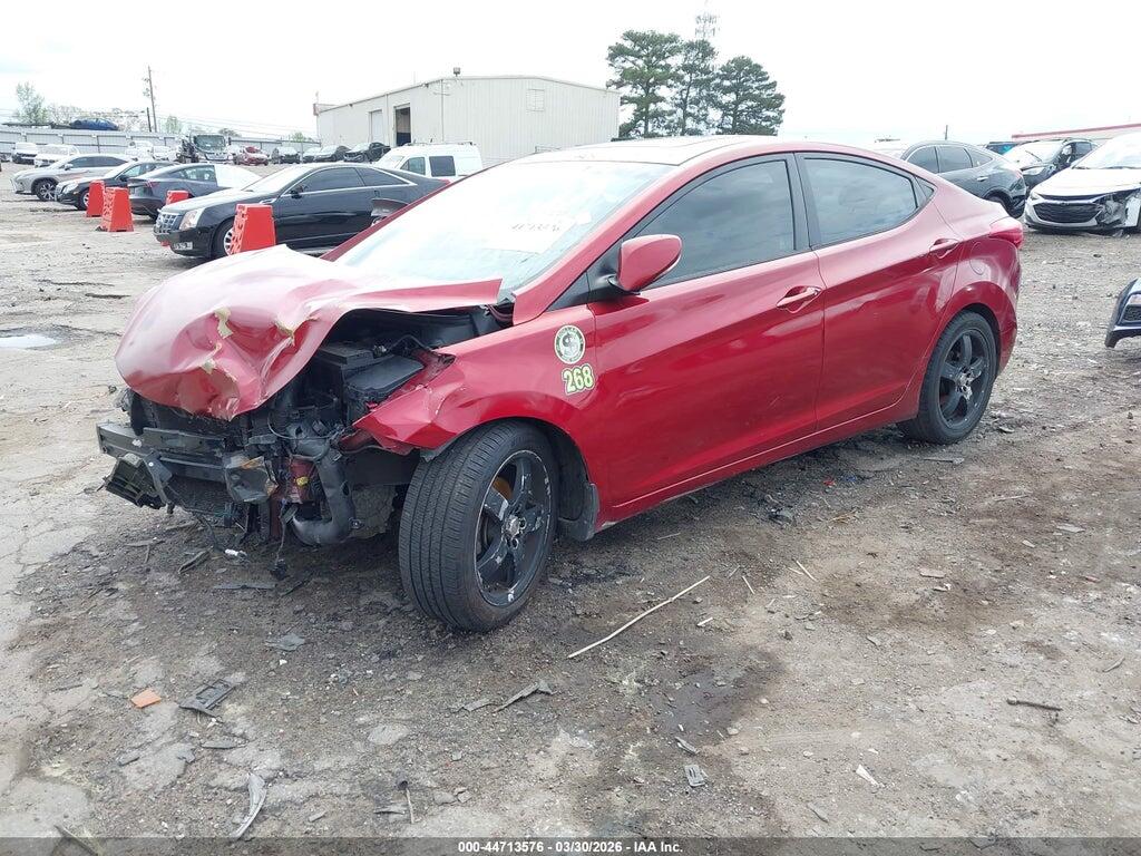 5NPDH4AE1DH295100 2013 HYUNDAI ELANTRA photo no. 2