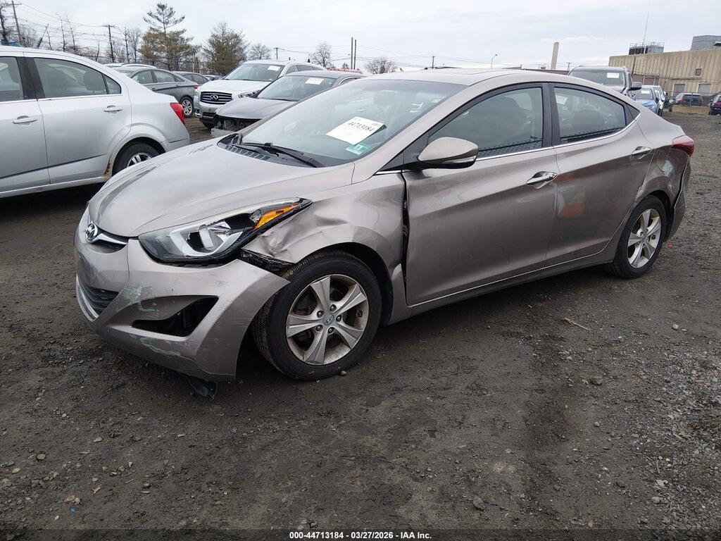 5NPDH4AE3GH770251 2016 HYUNDAI ELANTRA photo no. 2
