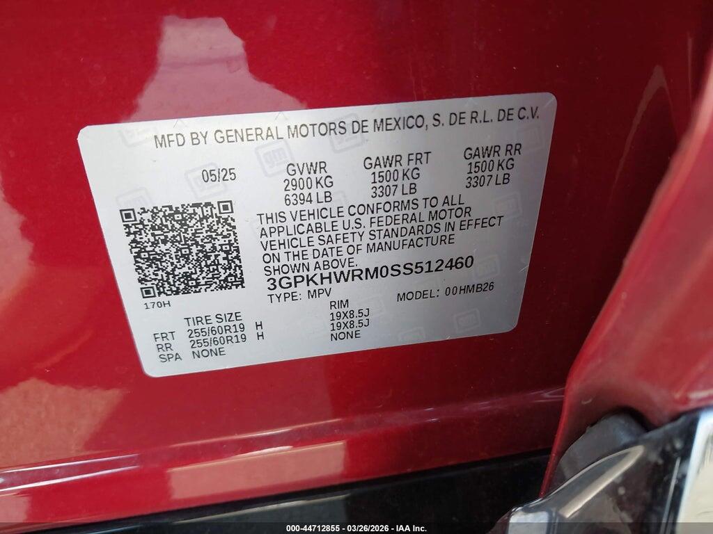 3GPKHWRM0SS512460 2025 HONDA PROLOGUE photo no. 9