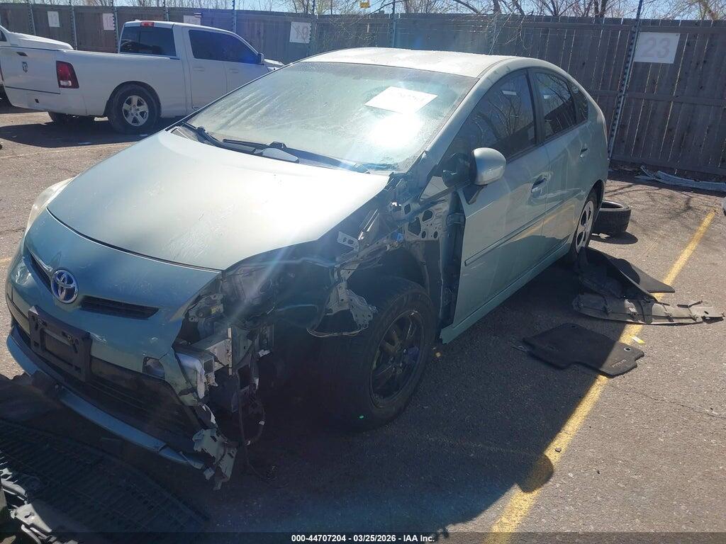 JTDKN3DU6C1535583 2012 TOYOTA PRIUS photo no. 2