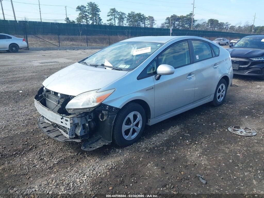 JTDKN3DU2D0349286 2013 TOYOTA PRIUS photo no. 2