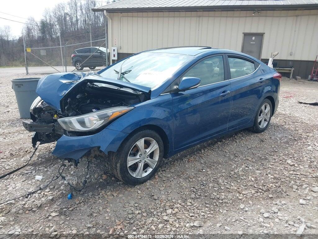 KMHDH4AE3GU558449 2016 HYUNDAI ELANTRA photo no. 2