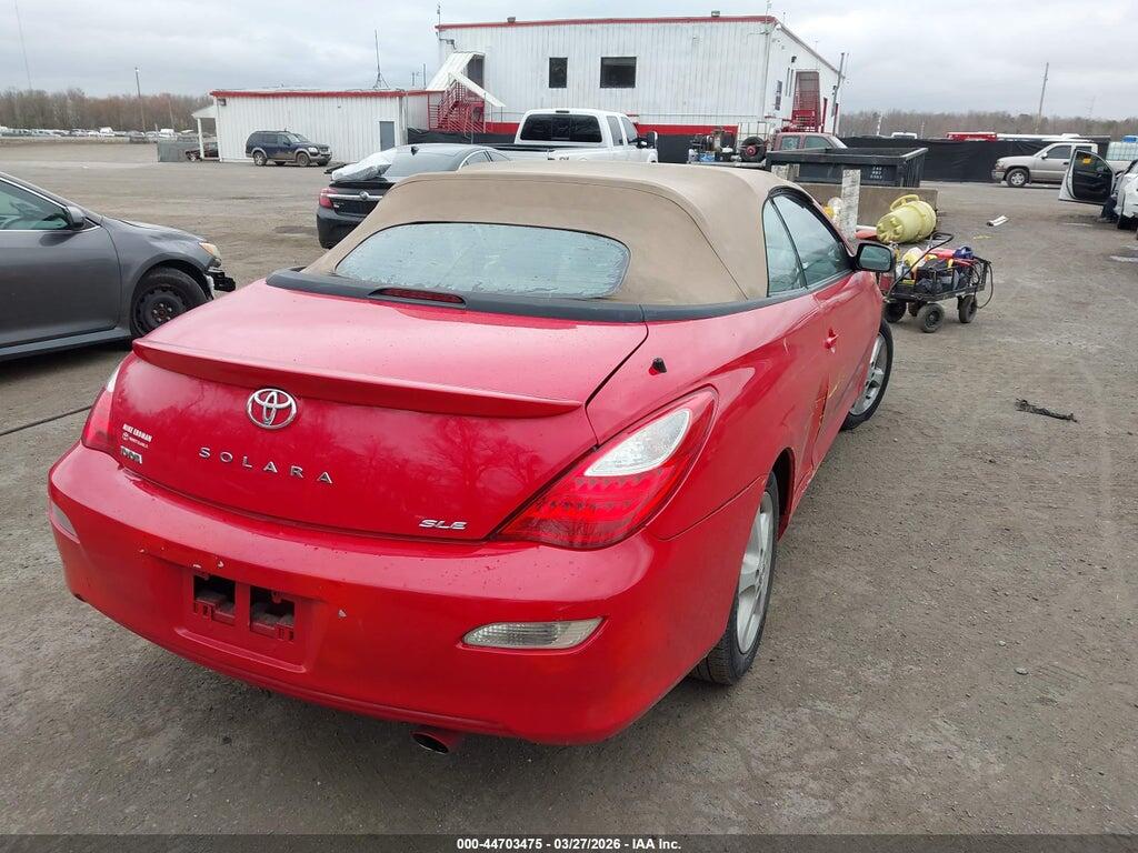 4T1FA38P08U149390 2008 TOYOTA CAMRY SOLARA photo no. 4
