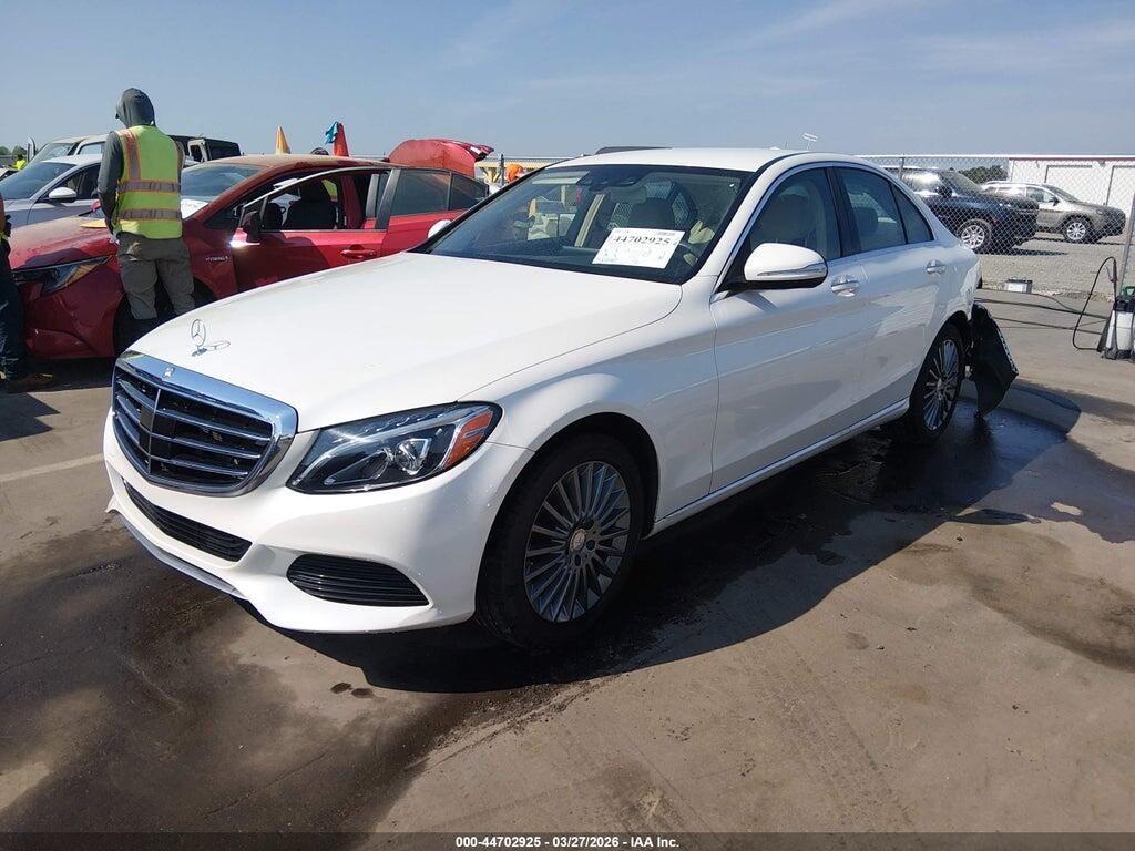 55SWF4JB5FU056735 2015 MERCEDES-BENZ C 300 photo no. 2