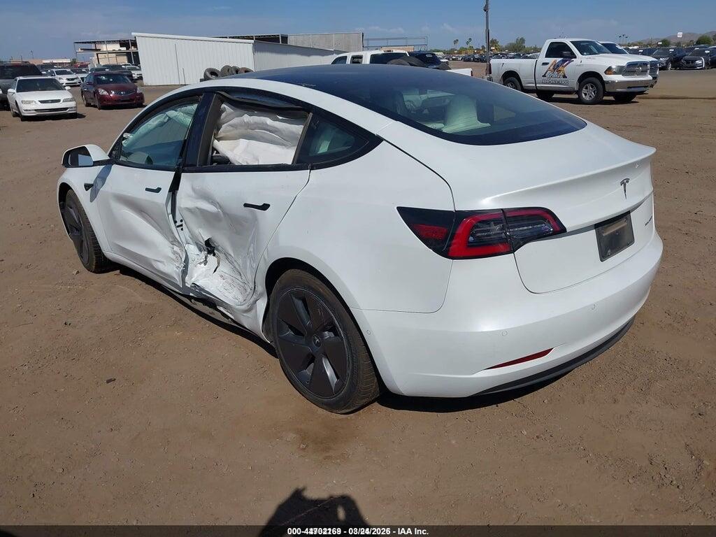 5YJ3E1EB6NF336856 2022 TESLA MODEL 3 photo no. 3