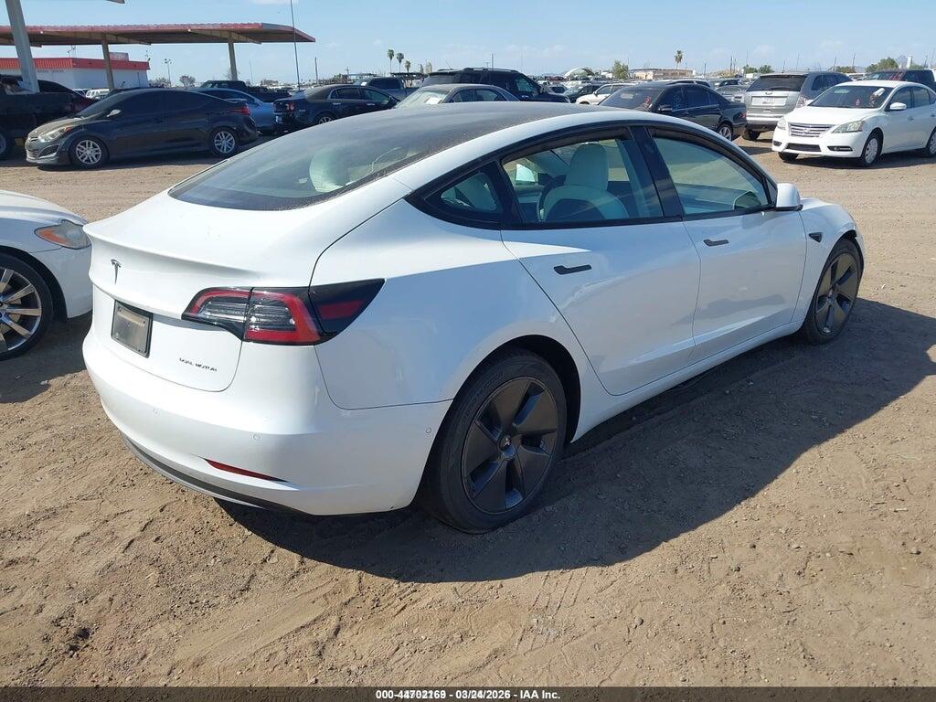 5YJ3E1EB6NF336856 2022 TESLA MODEL 3 photo no. 4
