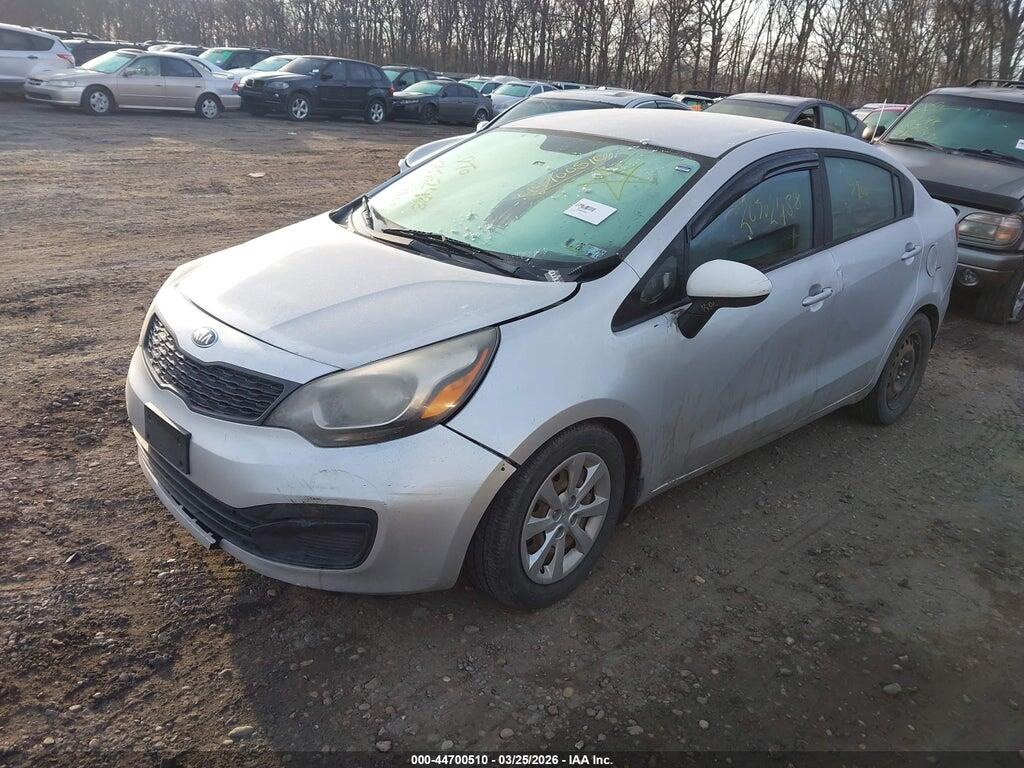 KNADM4A33E6397968 2014 KIA RIO photo no. 2