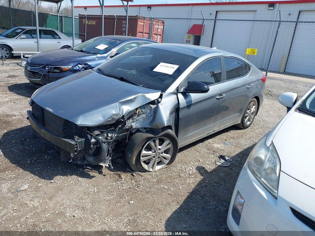 KMHD84LF4HU245482 2017 HYUNDAI ELANTRA photo no. 2