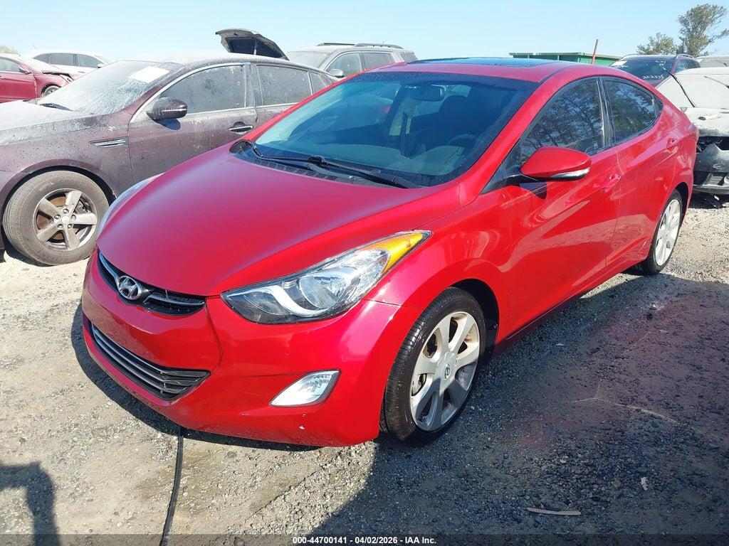 KMHDH4AE8DU734780 2013 HYUNDAI ELANTRA photo no. 2