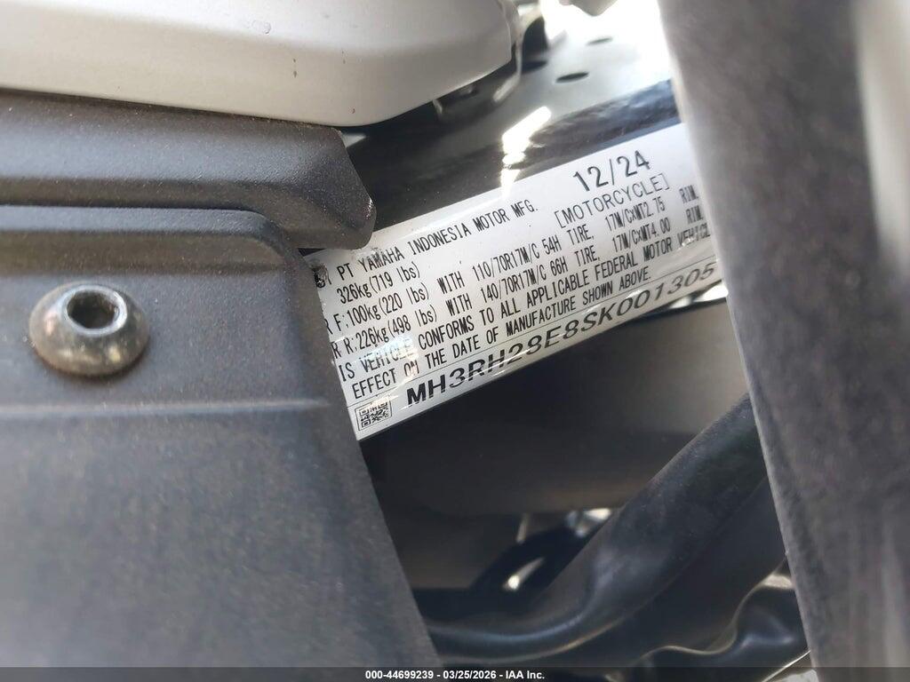 MH3RH28E8SK001305 2025 YAMAHA MTN320 photo no. 10