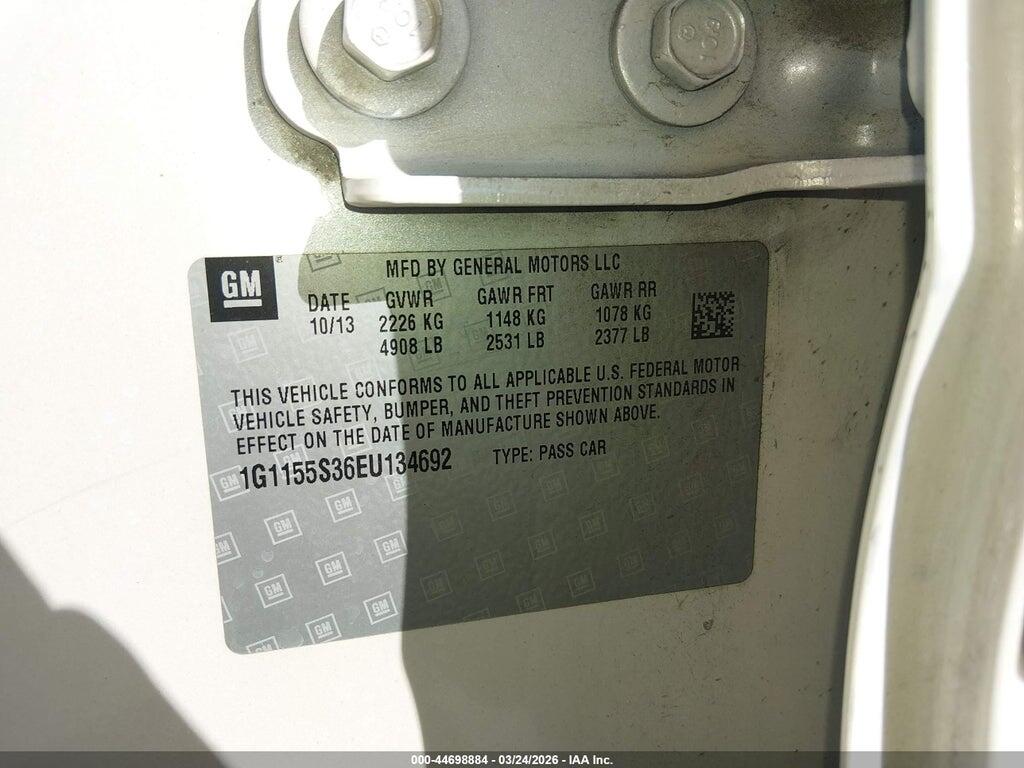 1G1155S36EU134692 2014 CHEVROLET IMPALA photo no. 9
