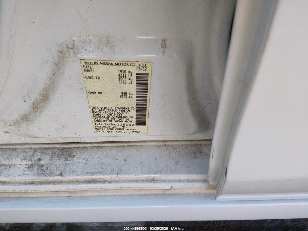 1N4AL3AP2DC116092 2013 NISSAN ALTIMA photo no. 9