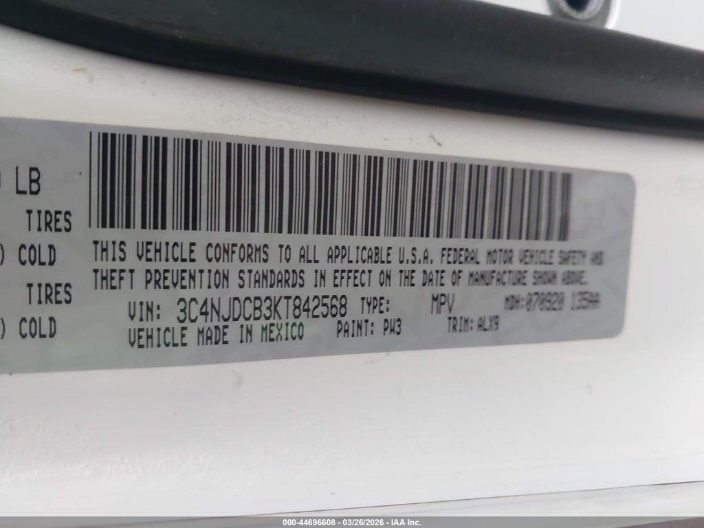 3C4NJDCB3KT842568 2019 JEEP COMPASS photo no. 9