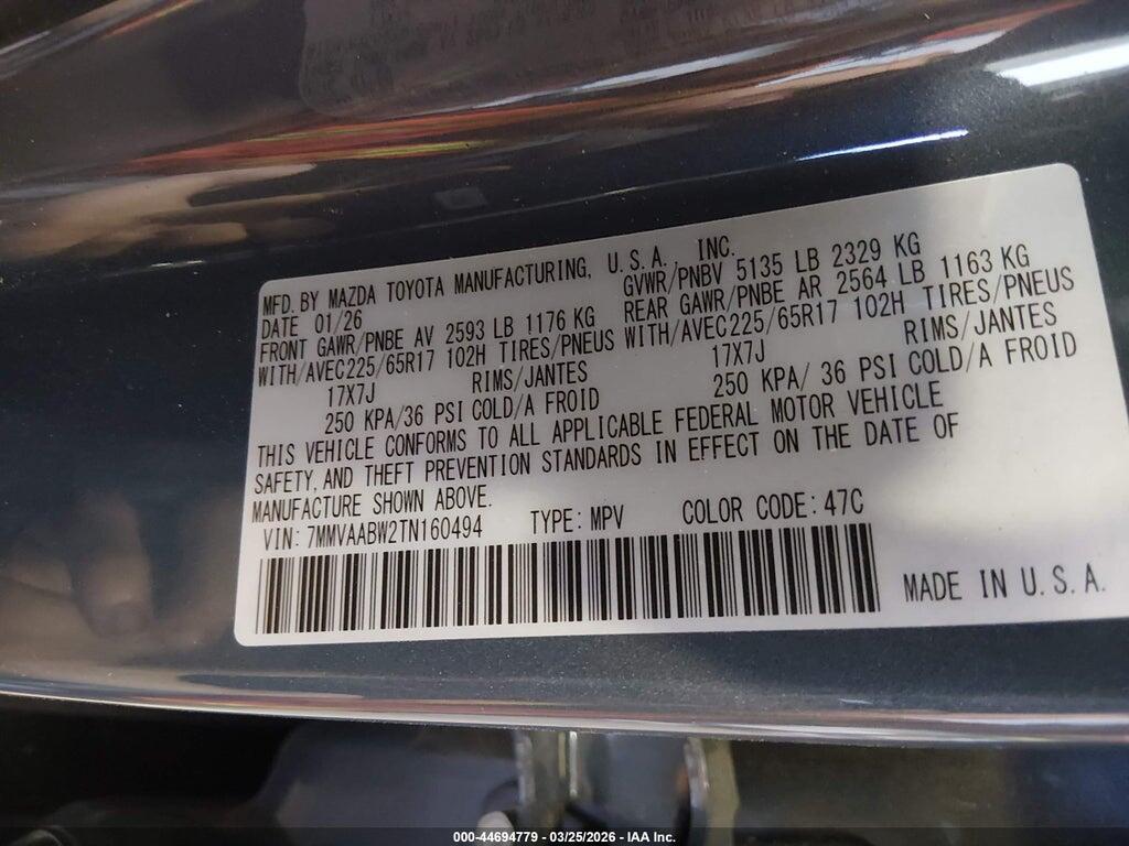 7MMVAABW2TN160494 2026 MAZDA CX-50 HYBRID photo no. 9