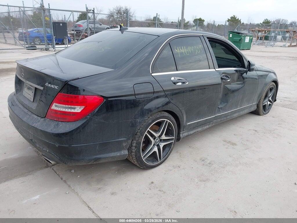 WDDGF8AB3ER303259 2014 MERCEDES-BENZ C 300 photo no. 4