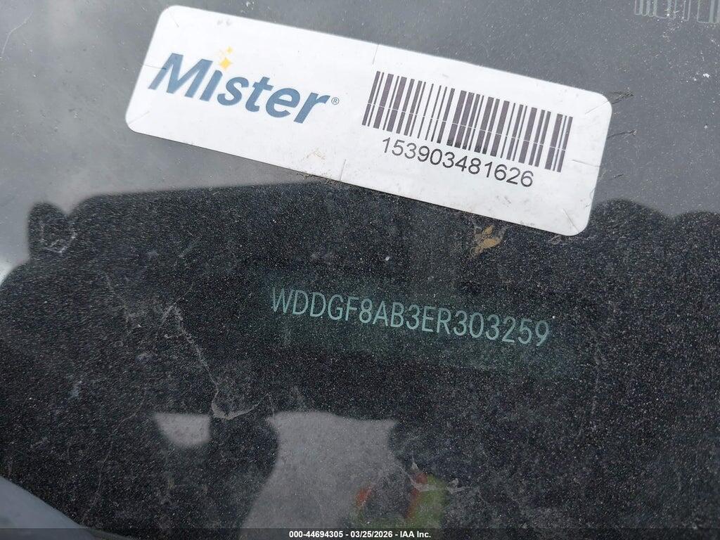 WDDGF8AB3ER303259 2014 MERCEDES-BENZ C 300 photo no. 9