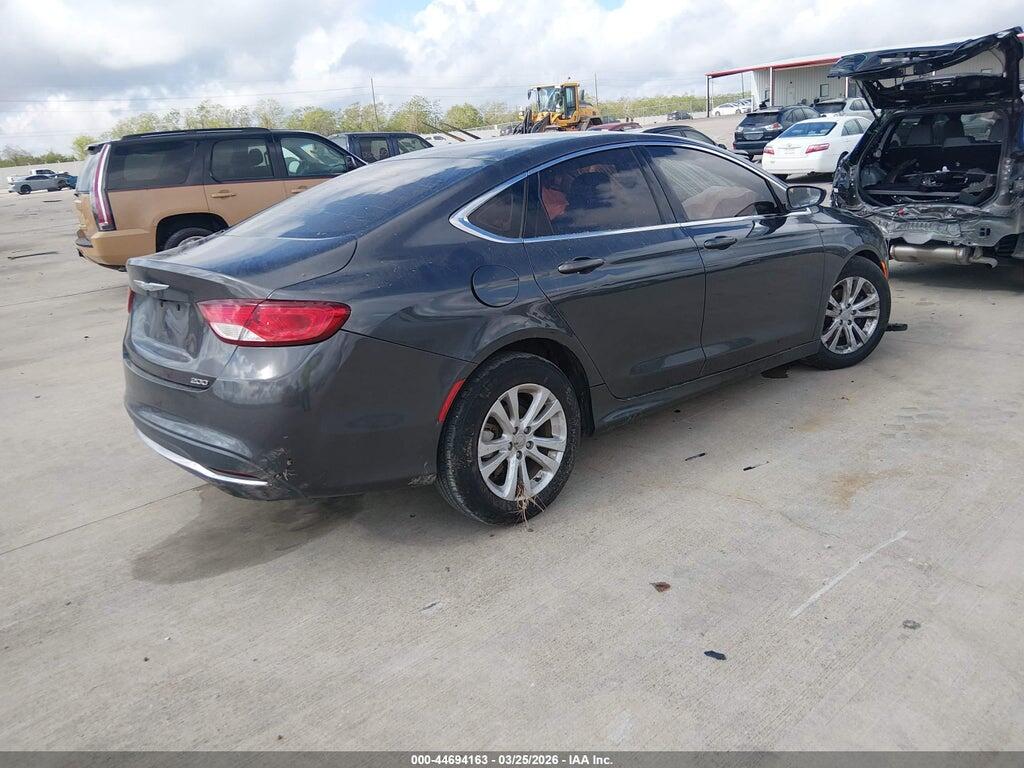 1C3CCCAB7FN750467 2015 CHRYSLER 200 photo no. 4