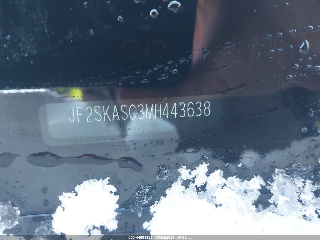 JF2SKASC3MH443638 2021 SUBARU FORESTER photo no. 9