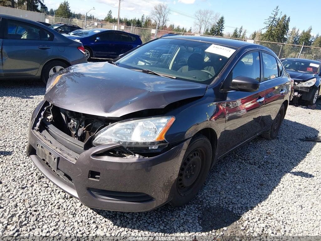3N1AB7APXEL672177 2014 NISSAN SENTRA photo no. 2