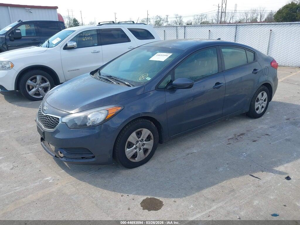 KNAFK4A64G5611349 2016 KIA FORTE photo no. 2