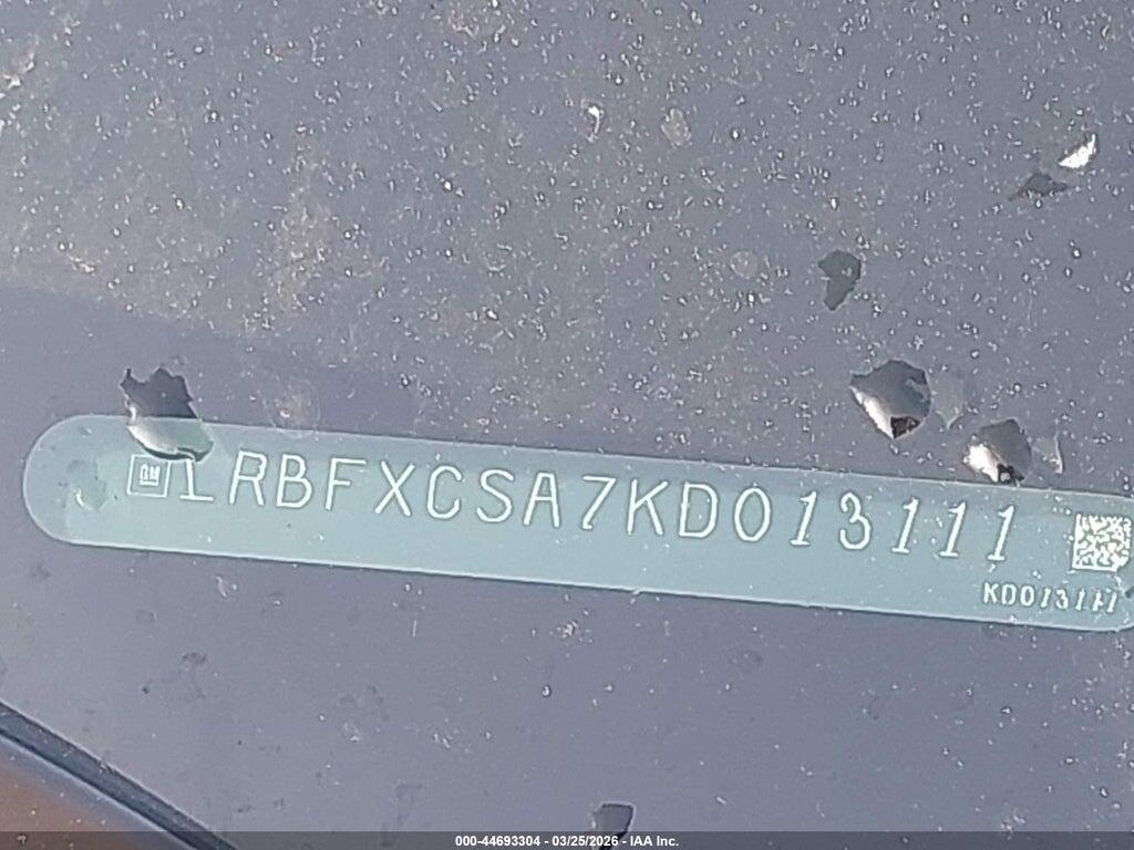 LRBFXCSA7KD013111 2019 BUICK ENVISION photo no. 11