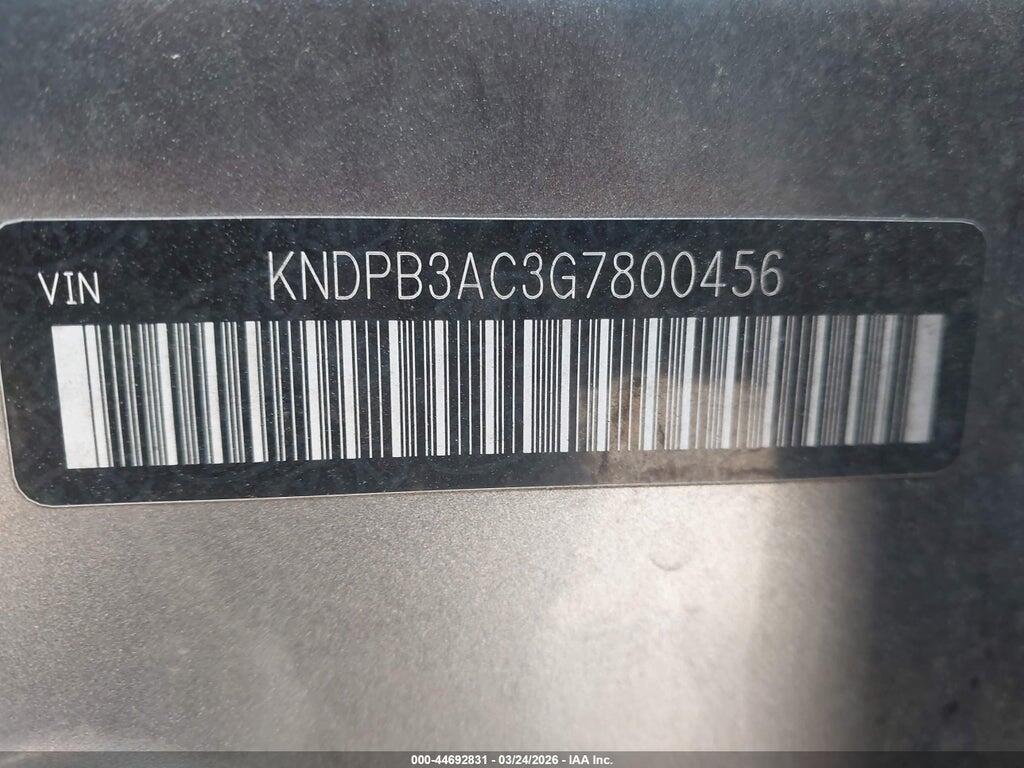 KNDPB3AC3G7800456 2016 KIA SPORTAGE photo no. 9