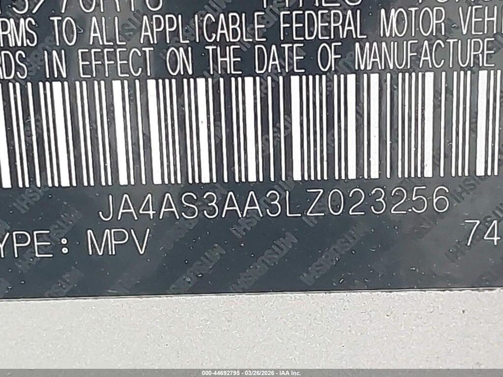 JA4AS3AA3LZ023256 2020 MITSUBISHI ECLIPSE CROSS photo no. 9