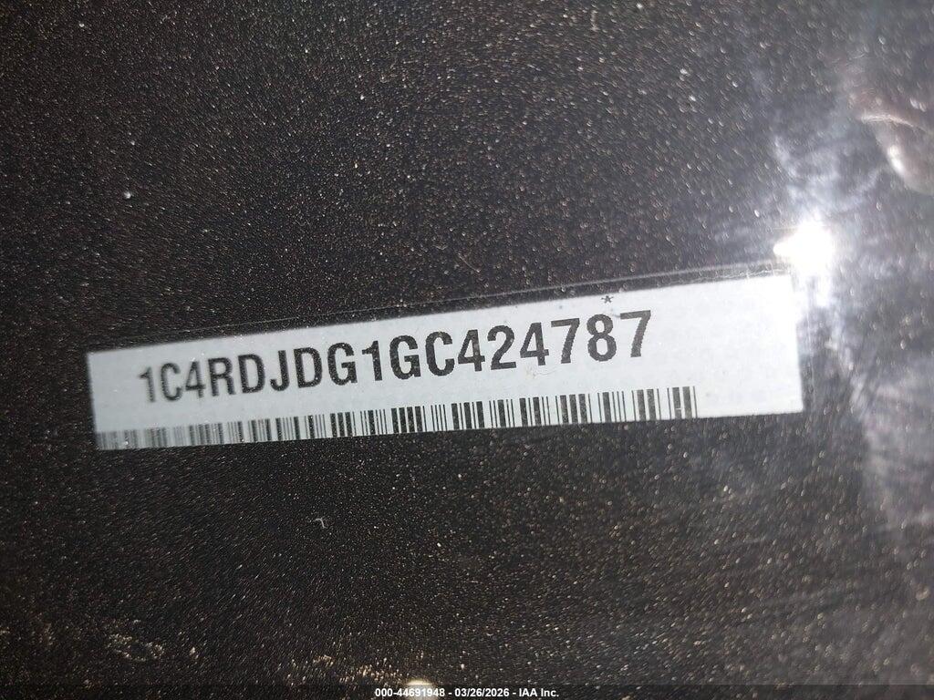 1C4RDJDG1GC424787 2016 DODGE DURANGO photo no. 9