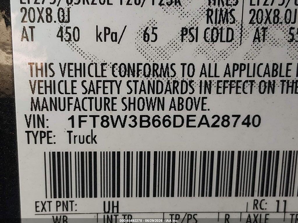 1FT8W3B66DEA28740 2013 FORD F-350 photo no. 8