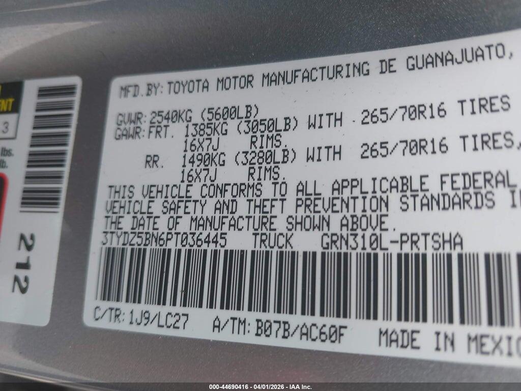 3TYDZ5BN6PT036445 2023 TOYOTA TACOMA photo no. 9