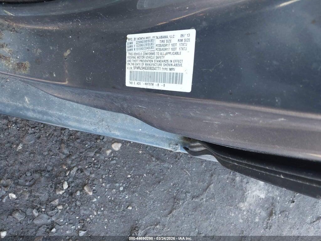 5FNRL5H63EB034771 2014 HONDA ODYSSEY photo no. 9