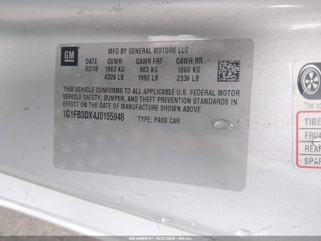 1G1FB3DX4J0155948 2018 CHEVROLET CAMARO photo no. 9