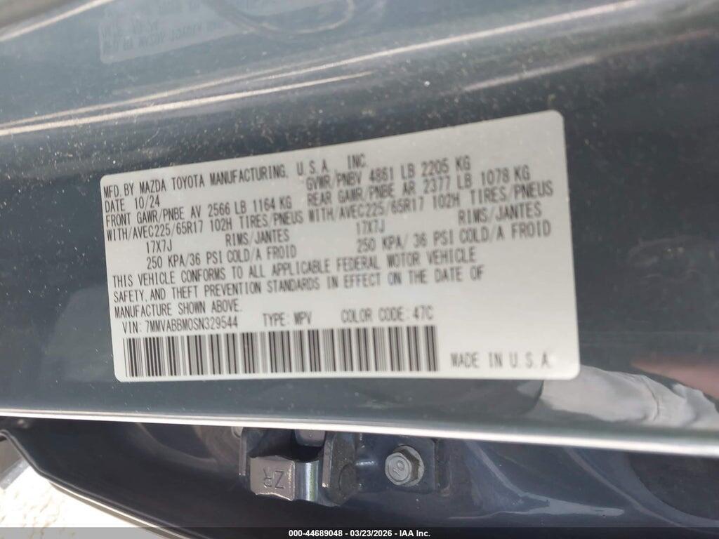 7MMVABBM0SN329544 2025 MAZDA CX-50 photo no. 9