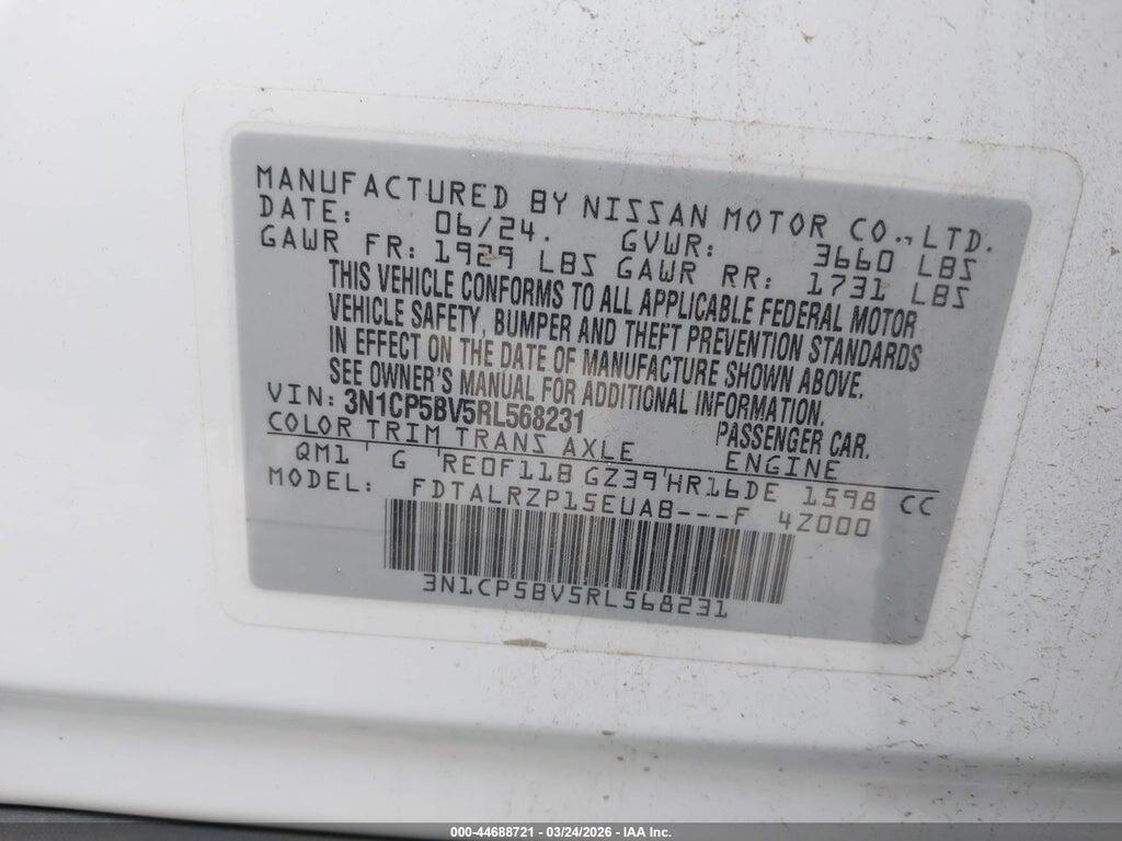 3N1CP5BV5RL568231 2024 NISSAN KICKS photo no. 9