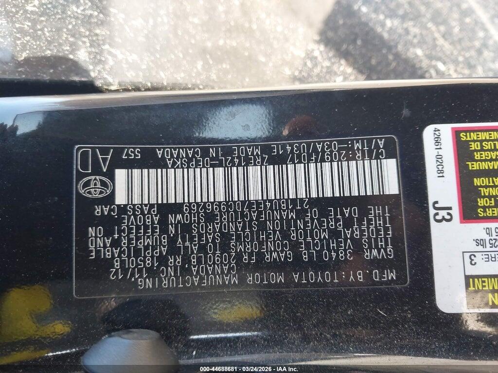 2T1BU4EE7DC996269 2013 TOYOTA COROLLA photo no. 9